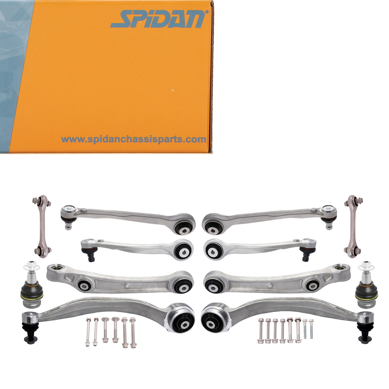 SPIDAN 60505 PLUS KIT Reparatursatz Querlenker AUDI A6 (C8) A7 (4K) Q5 (FY) vorne 12-tlg