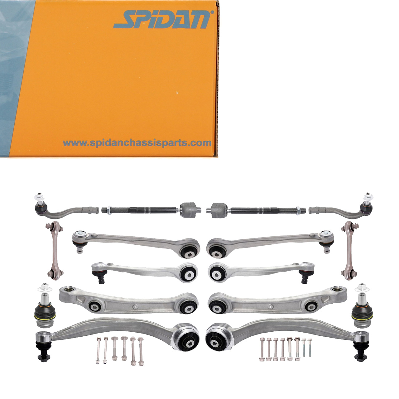 SPIDAN 60506 PLUS KIT Reparatursatz Querlenker AUDI A6 (C8) A7 (4K) Q5 (FY) vorne 16-tlg