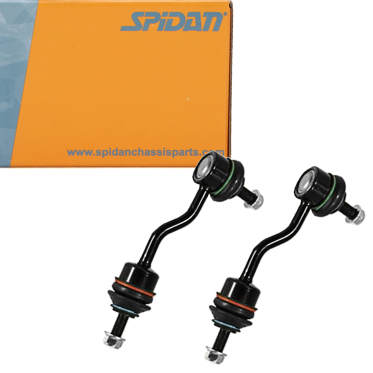 2x SPIDAN 60990 Koppelstange Stabilisator TESLA Model X 5YJX Hinterachse 102749100A