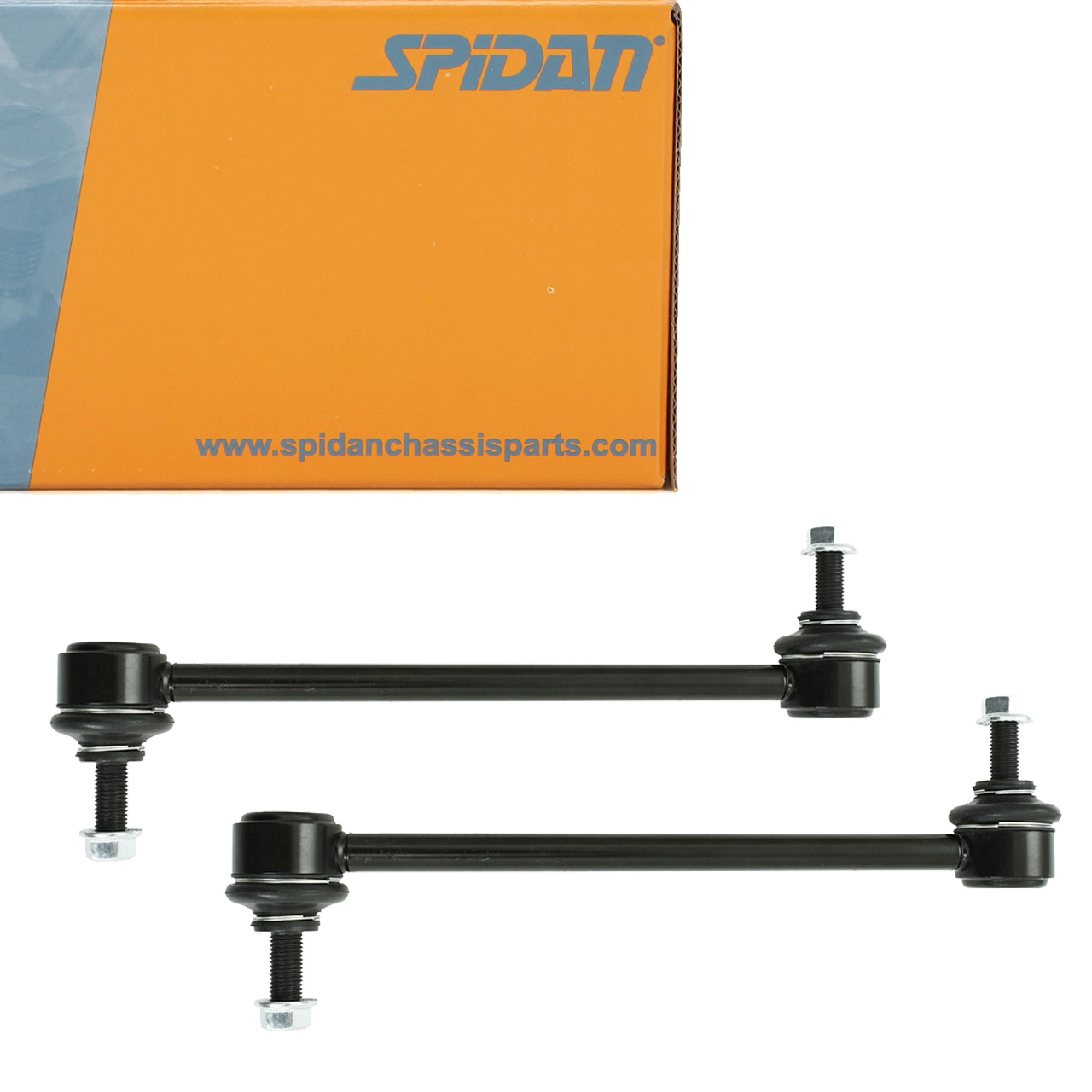 2x SPIDAN 60989 Koppelstange Stabilisator TESLA Model X 5YJX Vorderachse 102739100B