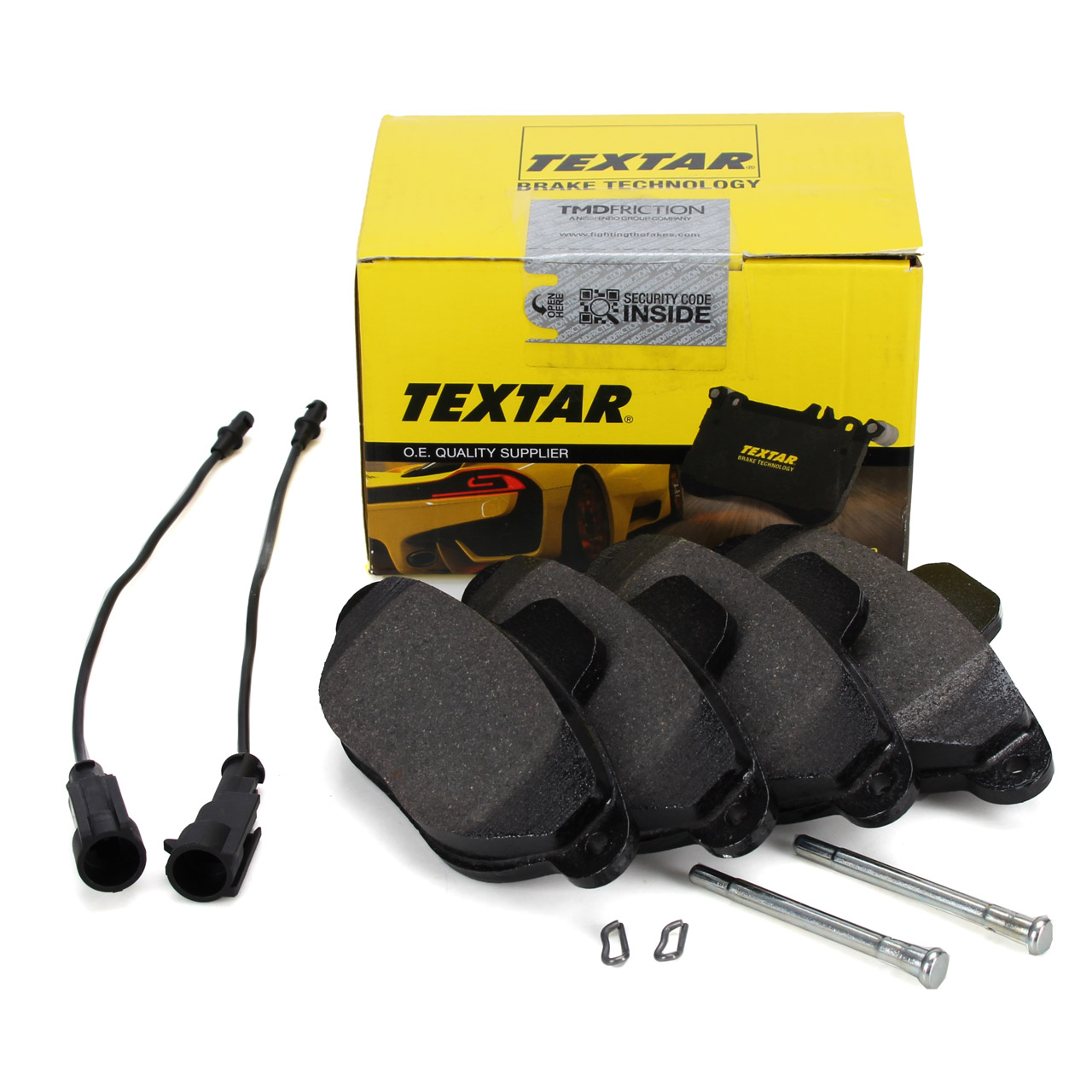 TEXTAR 2143609 Bremsbeläge + Sensor FIAT 500 (312_) 1.2 FORD KA (RU8) 1.2 vorne