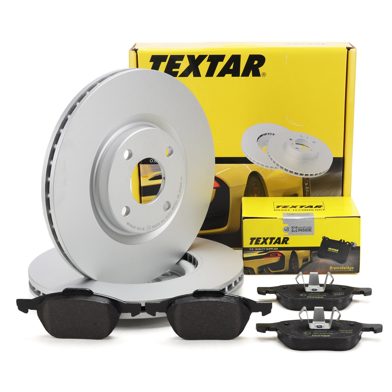 TEXTAR Bremsen Set Bremsscheiben + Bremsbeläge FORD Ecosport ab 06.2017 vorne