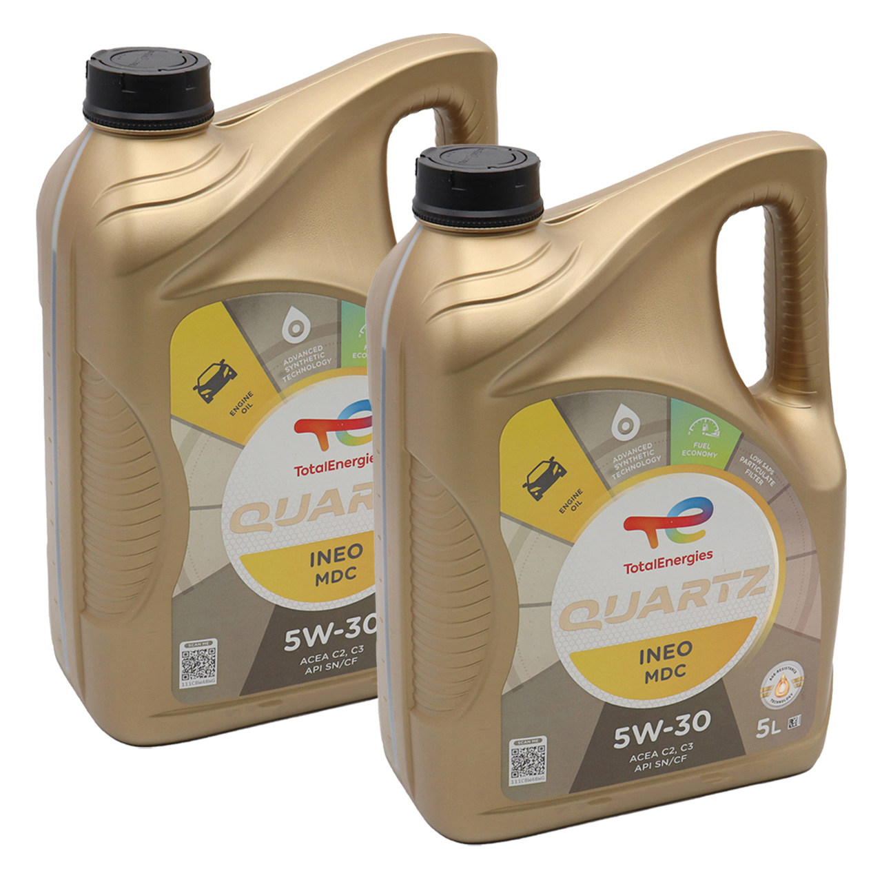 10L 10 Liter TOTAL QUARTZ INEO MDC 5W-30 Motoröl Öl MB 229.52 Dexos2 Opel OV0401547D30