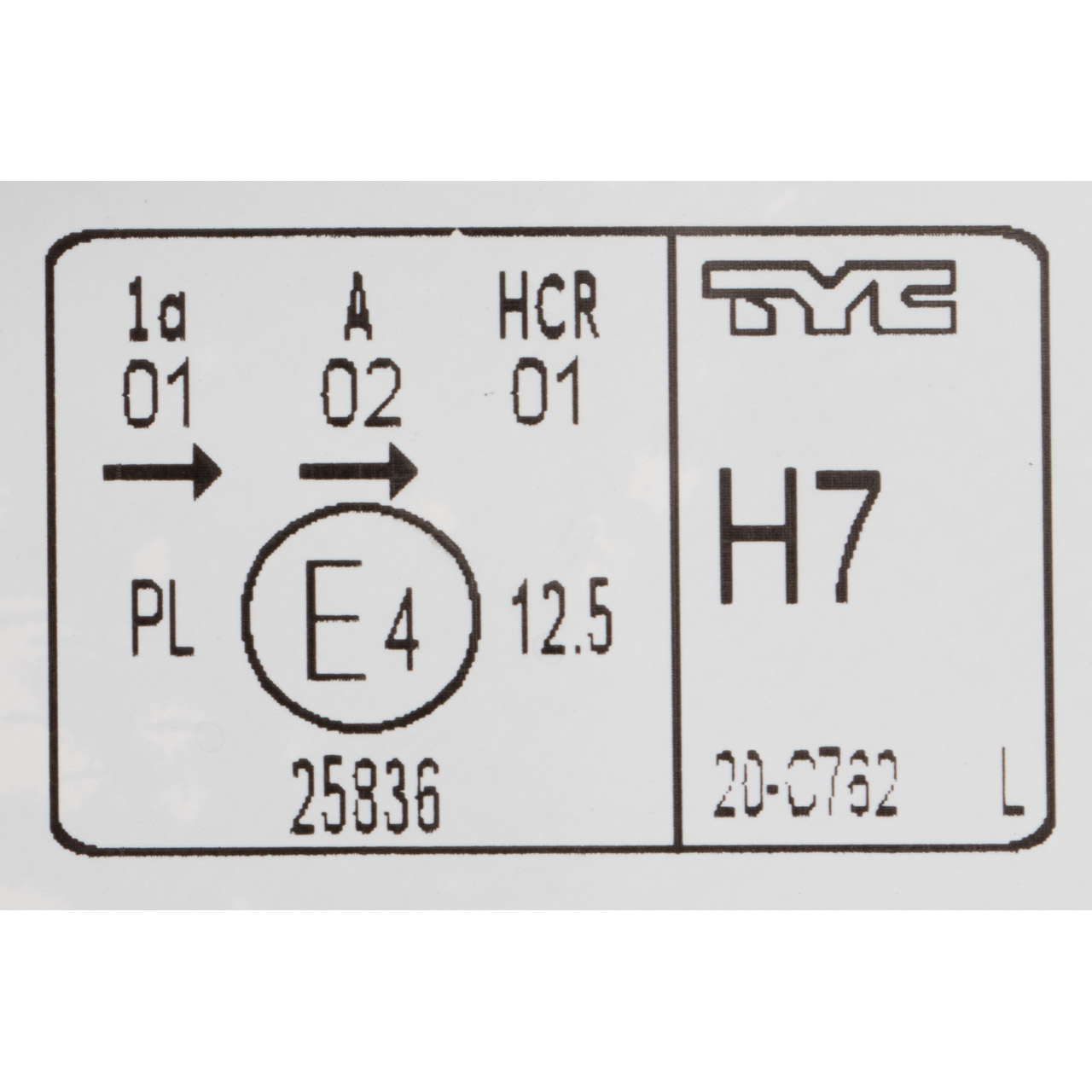 TYC 20-12762-06-2 HALOGEN H7 Hauptscheinwerfer BMW 5er F10 F11 bis BJ 06.2013 vorne links