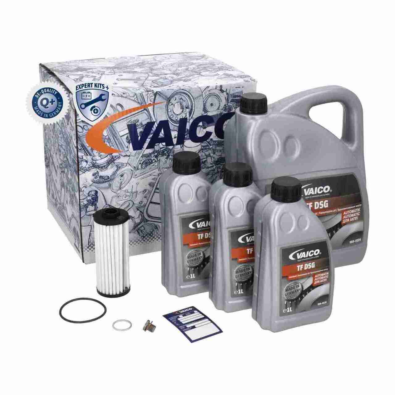 VAICO V10-4991-XXL Getriebefilter Satz 7-Gang DSG DQ381 + 8L Getriebeöl AUDI SEAT SKODA VW