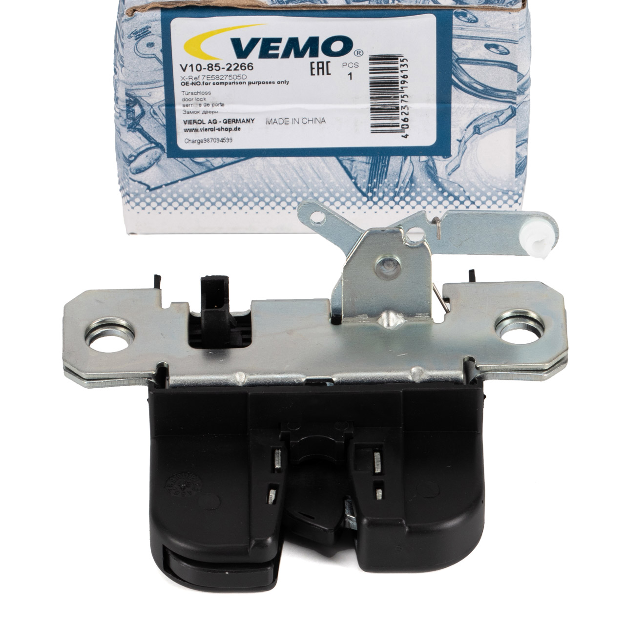 VEMO V10-85-2266 Heckklappenschloss Heckklappe VW Transporter Multivan T5 7E5827505D