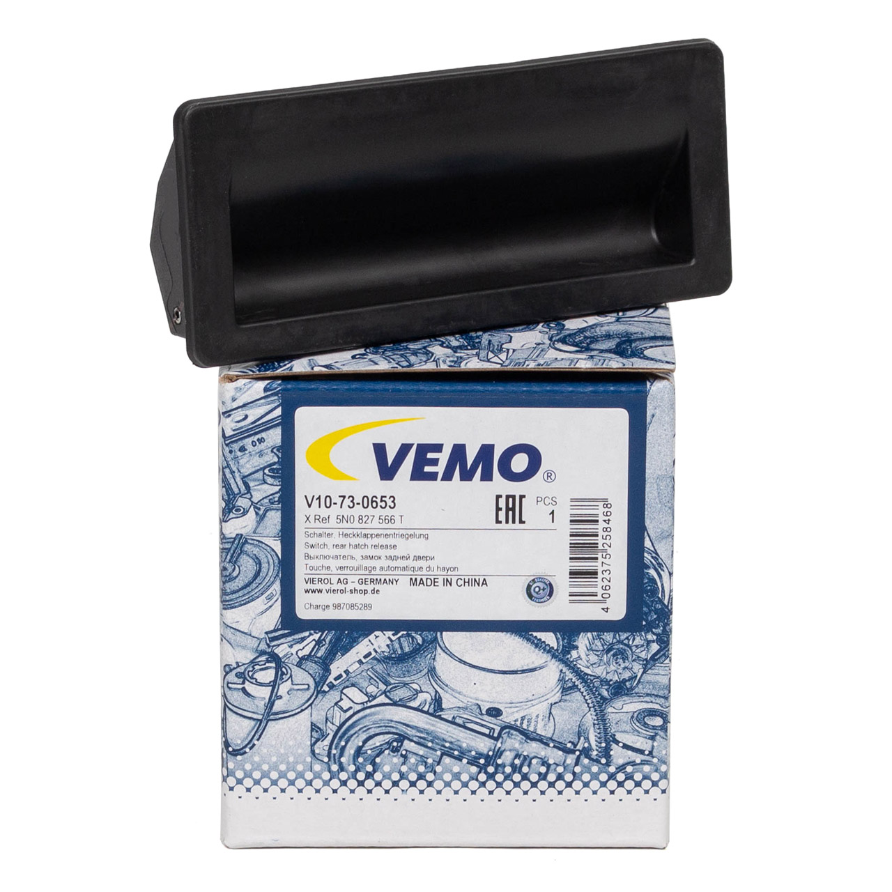 VEMO V10-73-0653 Schalter Heckklappe AUDI A3 8V A4 B8 A6 C7 VW PASSAT B6 B7 SEAT SKODA