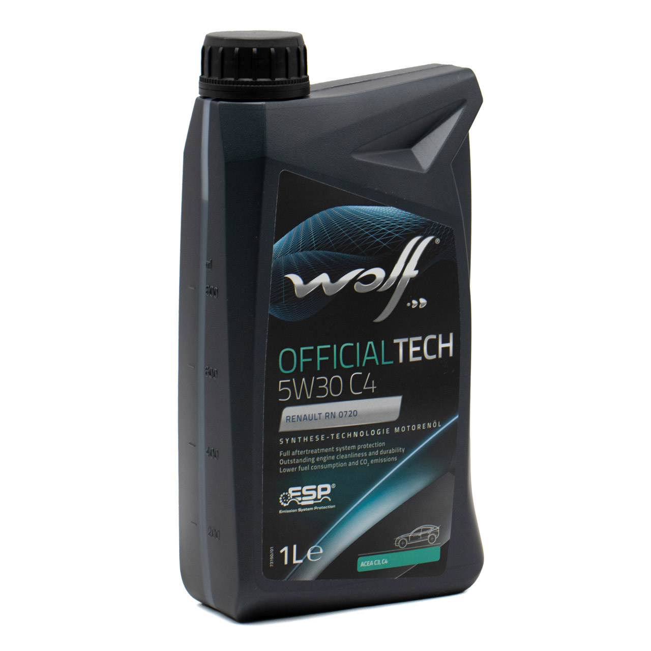 9L 9 Liter WOLF OFFICIALTECH 5W30 C4 Motoöl Öl MB 229.51 RENAULT RN0720 FIAT 9.55535-S4