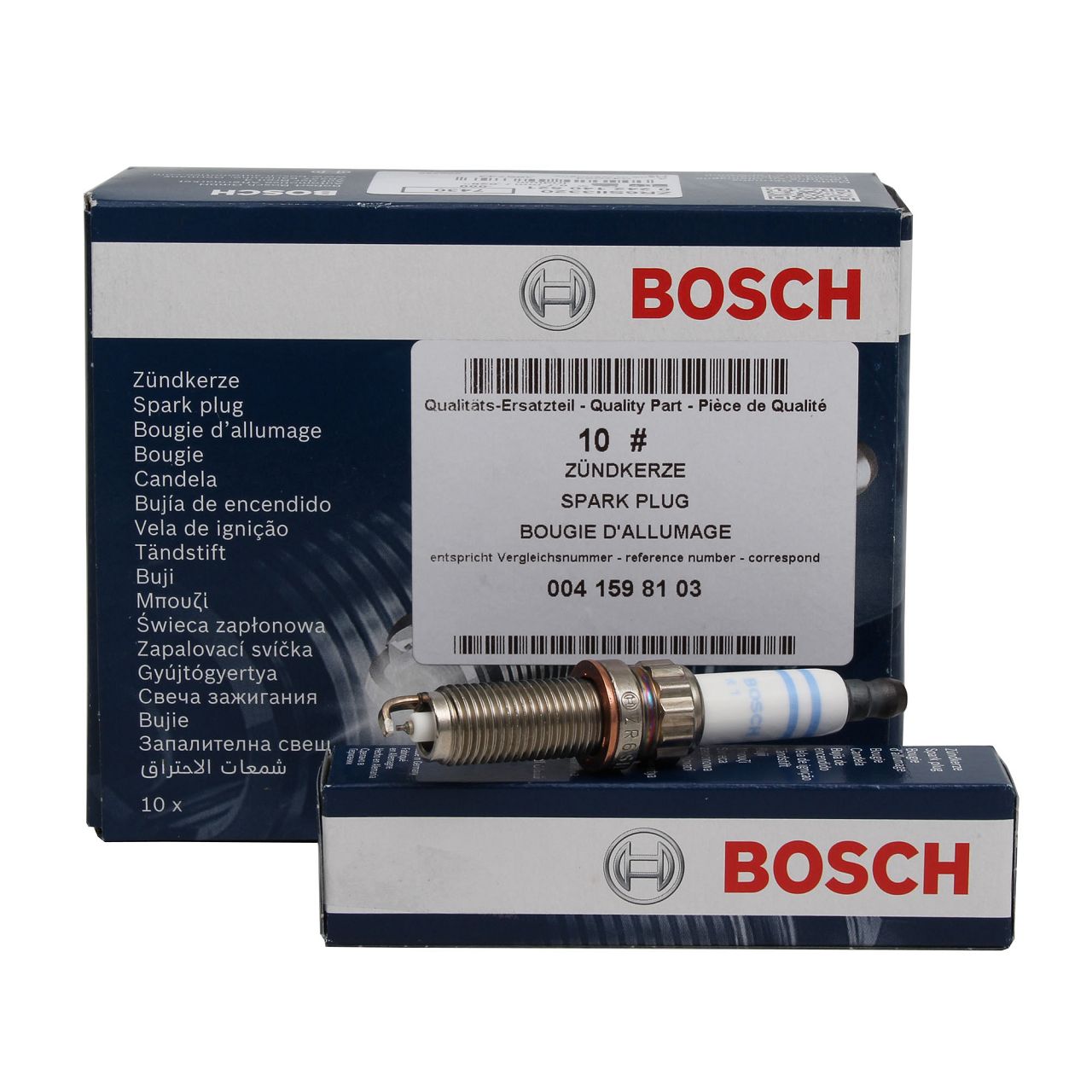 BOSCH Zündkerze ZR6SII3320 DOPPEL IRIDIUM für MERCEDES W204 W211 W212 W166 uvm.