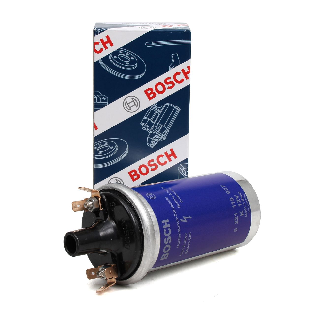 BOSCH 0221119027 Zündspule Zündmodul 12V Hochleistungs-Zündspule Zündeinheit