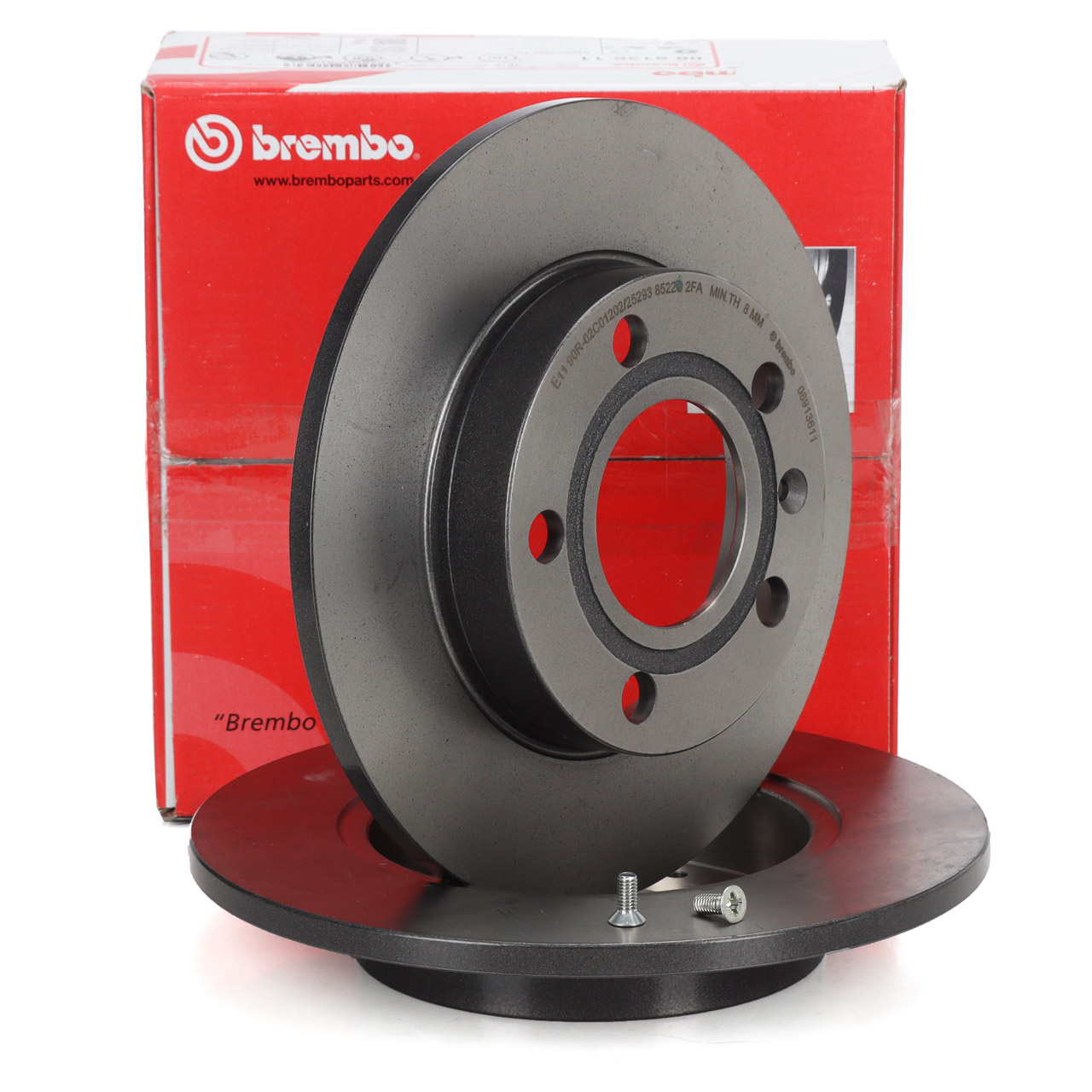 BREMBO 08.9136.11 Bremsscheiben Satz AUDI A4 (8E B6 B7) SEAT Exeo (3R) PR-1KD hinten