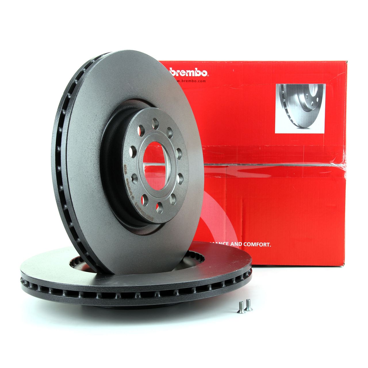 BREMBO 09.9772.11 Bremsscheiben AUDI A3 8P 8V SEAT Leon 1P 5F SKODA VW Golf 5 6 7 vorne