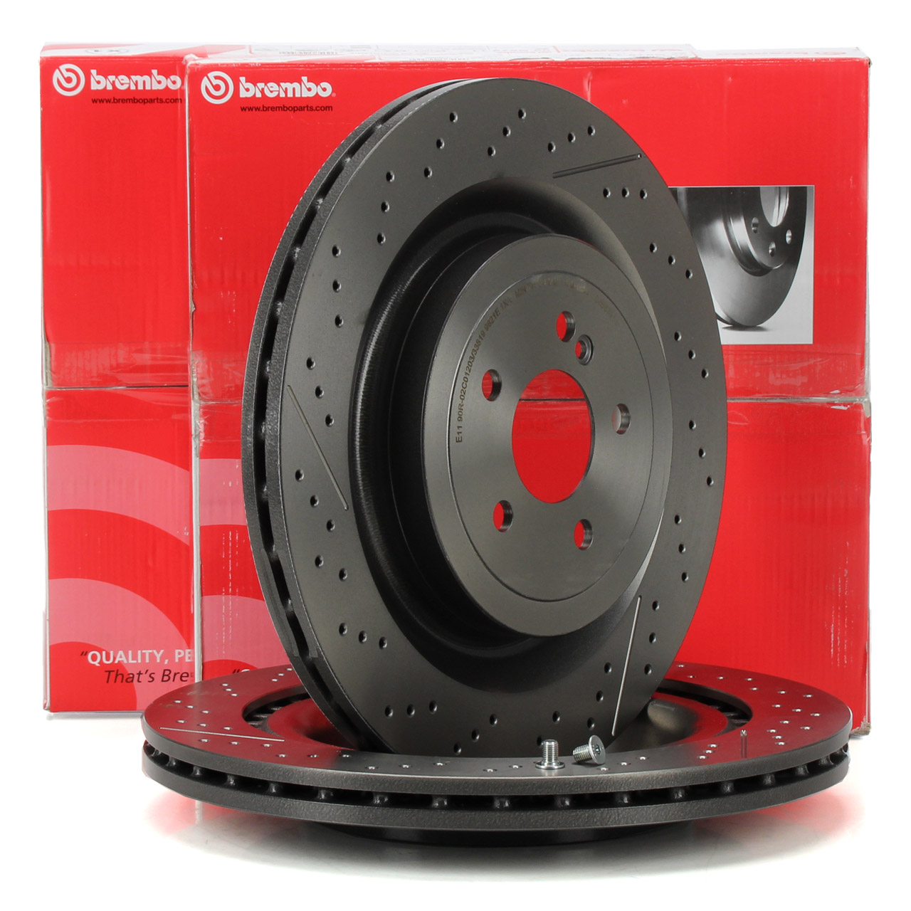 BREMBO Bremsscheiben Satz MERCEDES W205 W222 A217 C217 R231 63 AMG GT hinten 2314230212