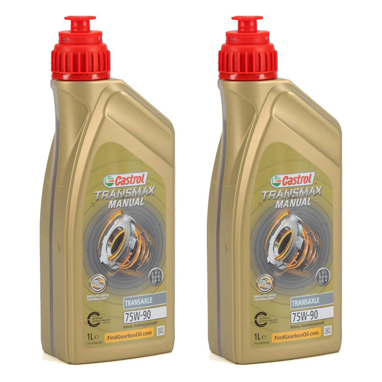 2L 2 Liter CASTROL TRANSMAX MANUAL TRANSAXLE 75W90 Schaltgetriebeöl API-GL4+ VW