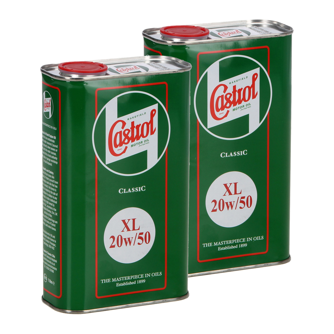 2L 2 Liter CASTROL CLASSIC XL 20W50 Motoröl Oldtimer Classic Cars pre1980