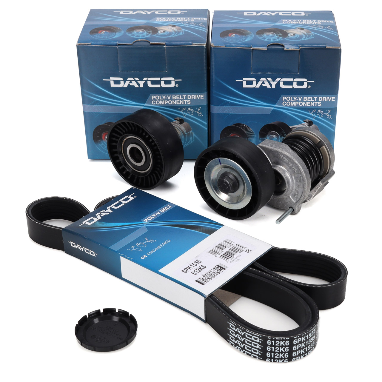 DAYCO Keilrippenriemen + Spanner + Rolle VW Amarok Transporter Multivan T5 T6 2.0 TDI