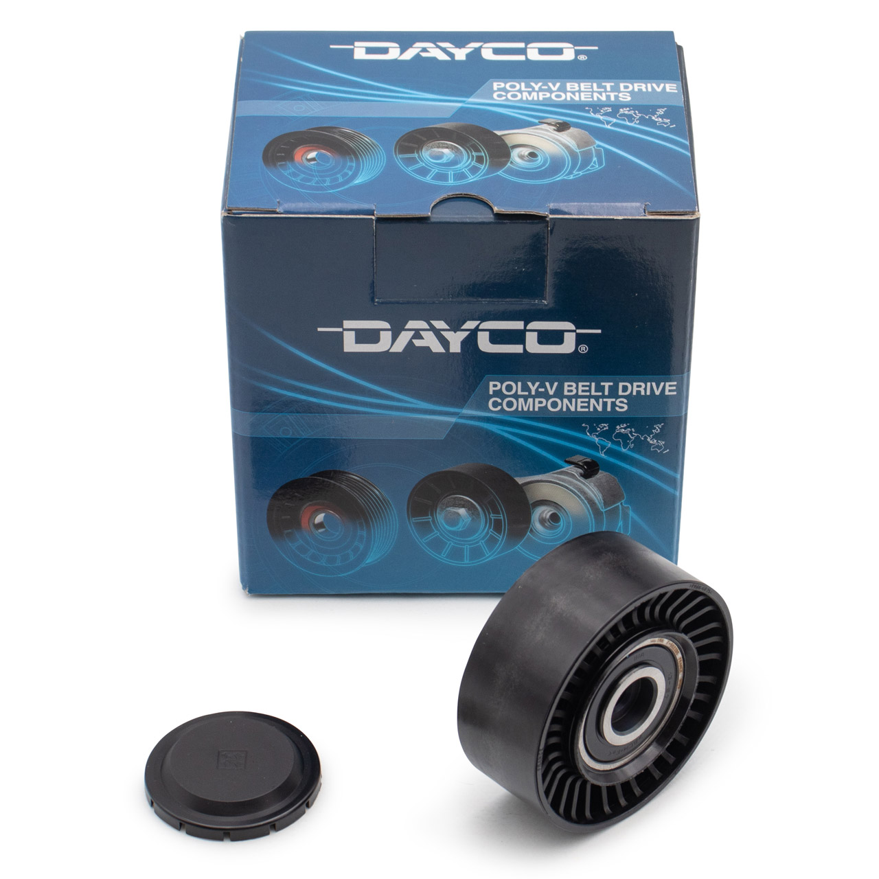 DAYCO APV2517 Umlenkrolle Keilrippenriemen VW Amarok Crafter Tiguan T5 T6 TDI 03G145276