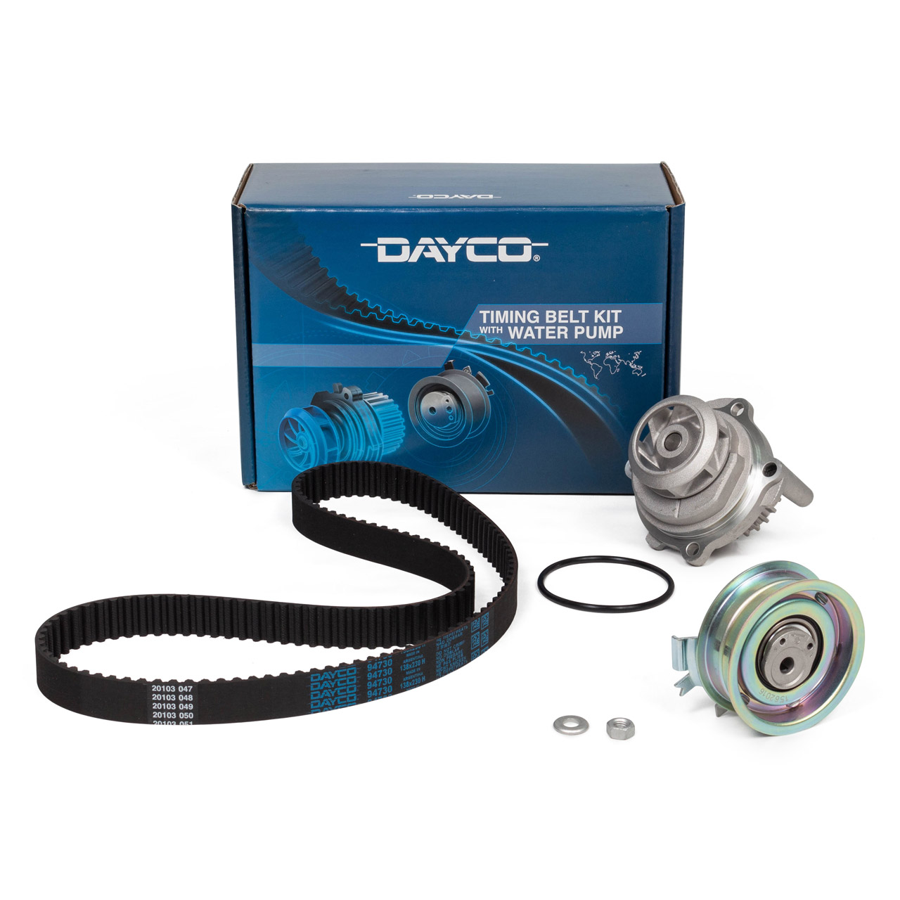 DAYCO KTBWP2530 Zahnriemensatz + Wasserpumpe VW Golf 4 5 6 Bora Passat B5 B6 Touran 1.6