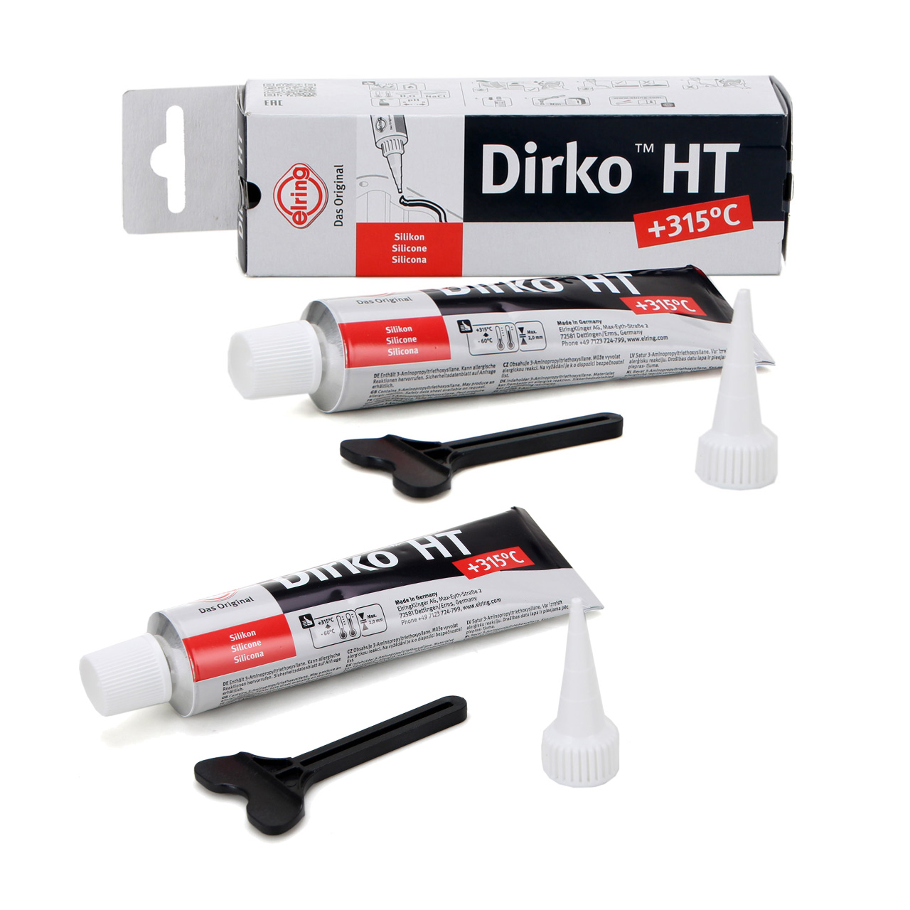 Elring Dirko-HT Silikon Dichtmasse dauerelastisch, bis 315°C 70 ml