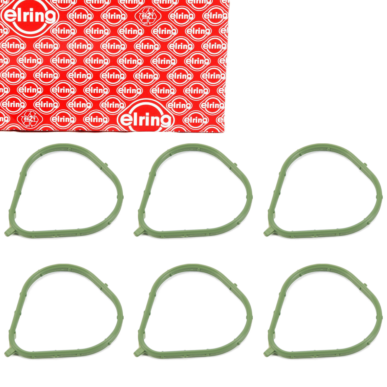 6x ELRING 187.341 Krümmerdichtung Ansaugkrümmer für PORSCHE BOXSTER (986) 2.5