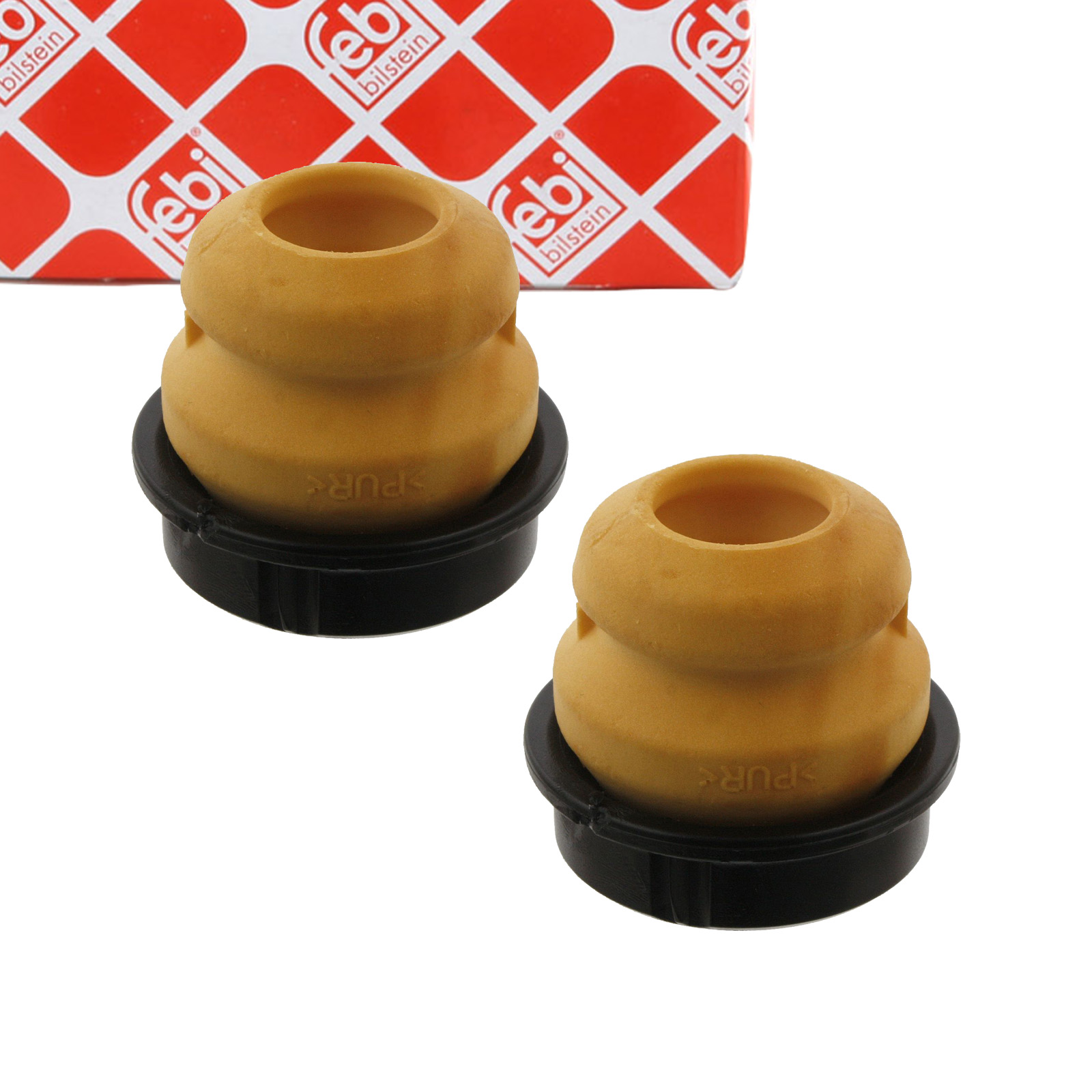 2x FEBI Anschlagpuffer Gummianschlag VW Polo 9N 6 9A AUDI A2 8Z SEAT Ibiza 3 6L vorne