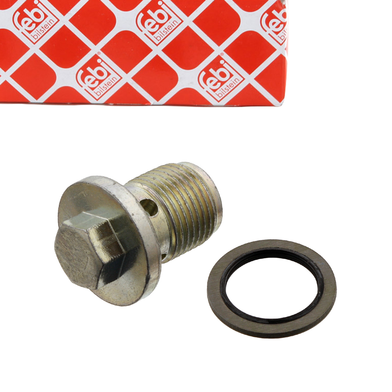 FEBI 48882 Ölablassschraube + Dichtring ALFA ROMEO CHRYLER FIAT JEEP LANCIA OPEL SAAB