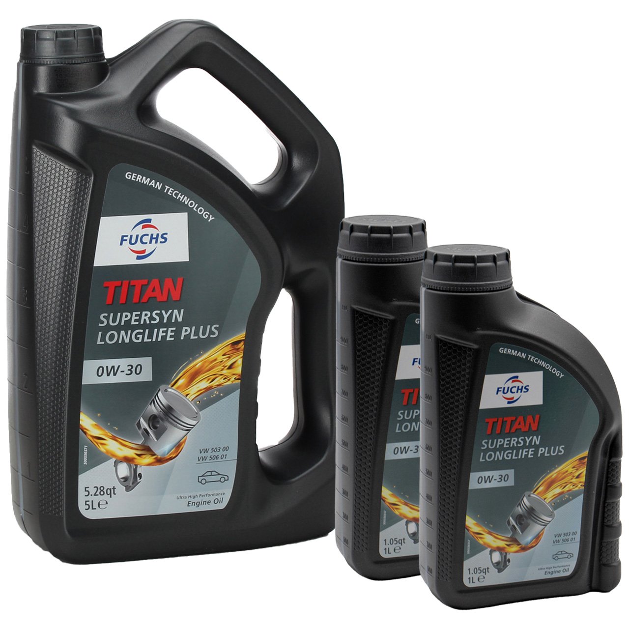 7L 7 Liter FUCHS TITAN SUPERSYN LONGLIFE PLUS 0W-30 Motoröl VW 503.00 506.00/01