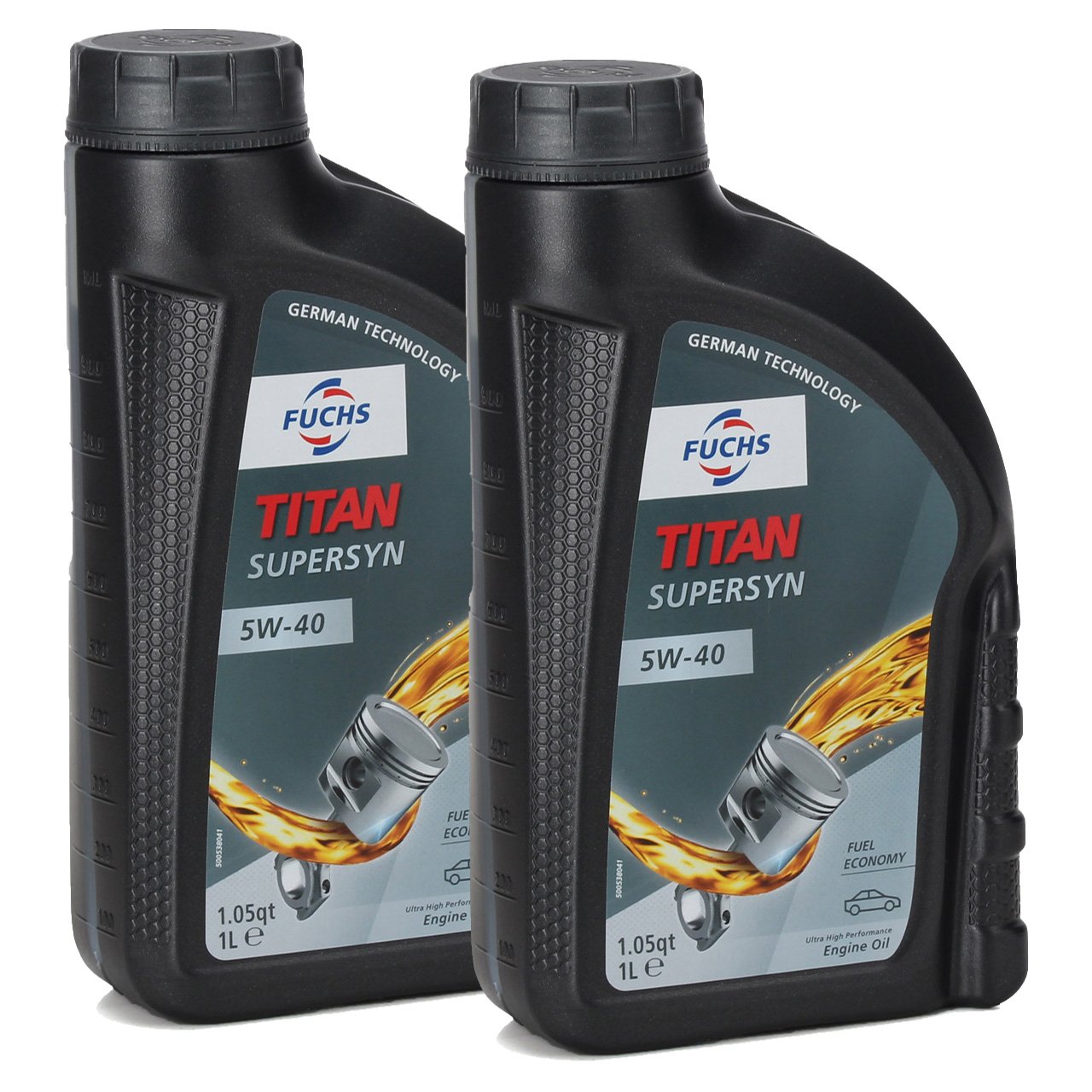 2L FUCHS TITAN SUPERSYN 5W-40 Motoröl Öl MB 229.3 VW 502/505.00 RN0700 RN0710