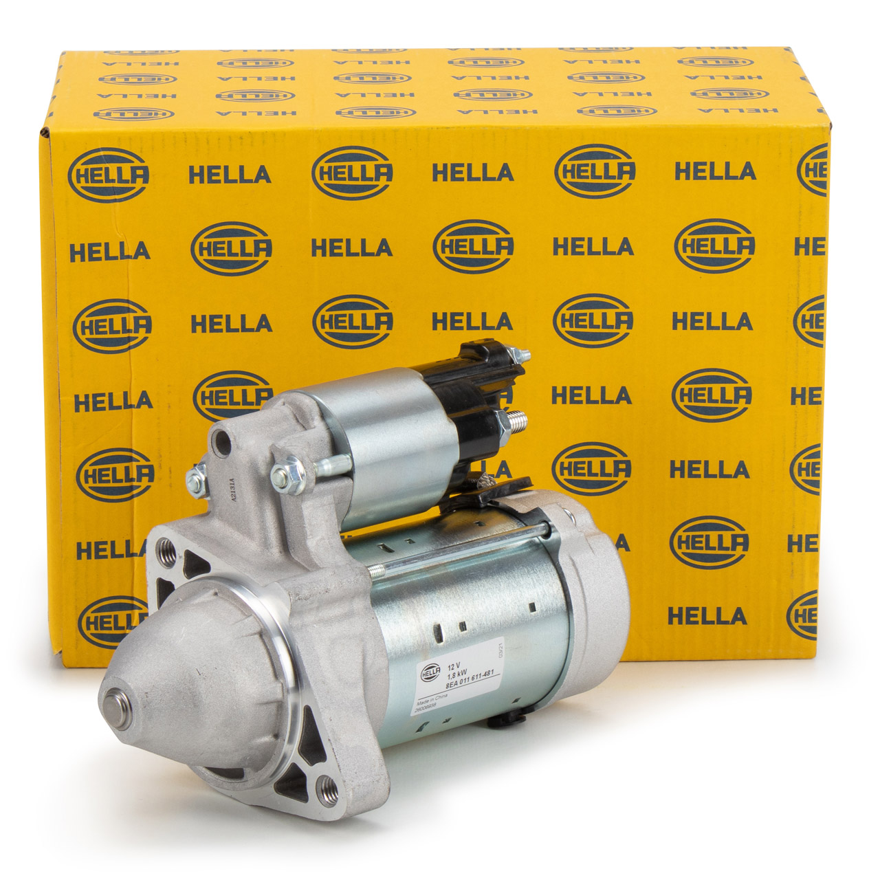 HELLA 8EA011611-481 Anlasser Starter 12V 1,8 kW MERCEDES W204 W212 X204 Sprinter 906 OM651