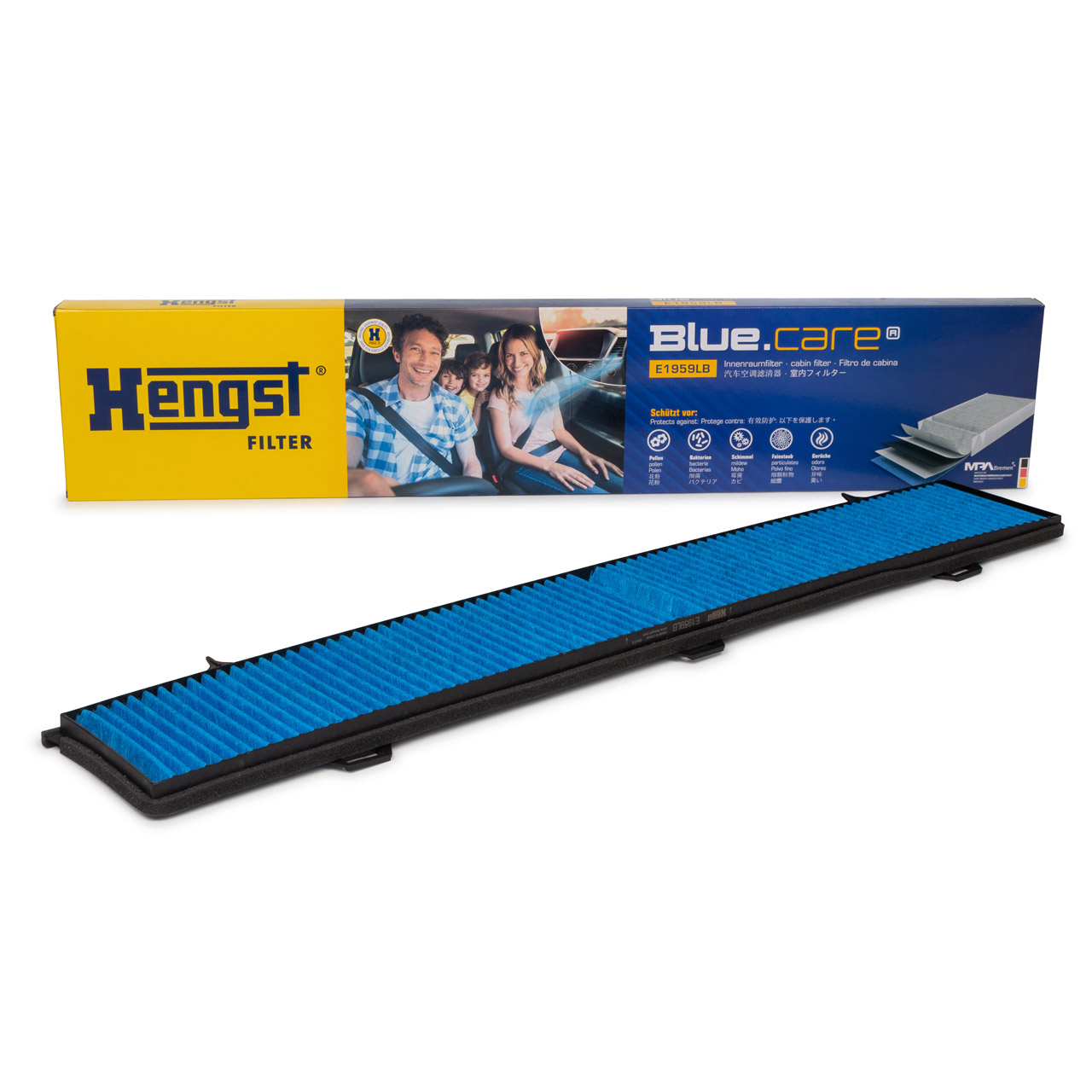 HENGST E1959LB BLUE CARE Innenraumfilter ANTIBAKTERIELL für BMW E81-88 E90-93 X1