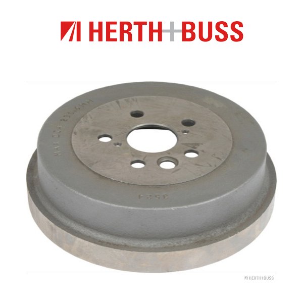 HERTH+BUSS JAKOPARTS Bremstrommel für TOYOTA CAMRY 84 86 121 128 PS hinten