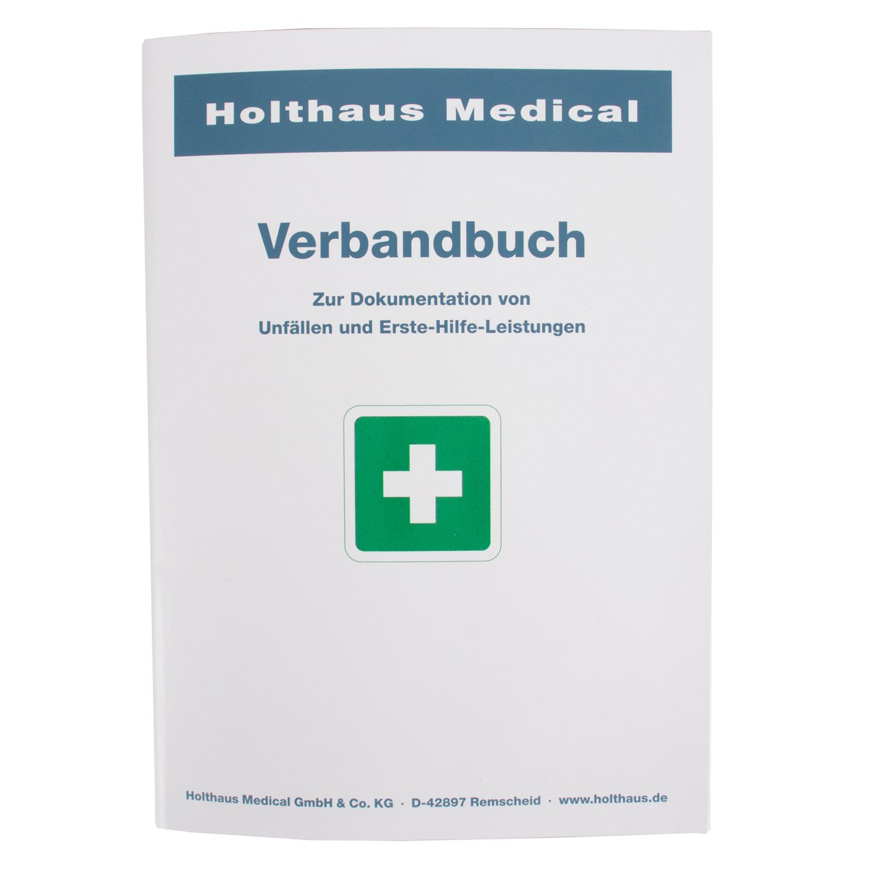 HOLTHAUS 50249 Verbandsbuch Erste-Hilfe-Buch Meldeblock DIN A5 peformierte Seiten