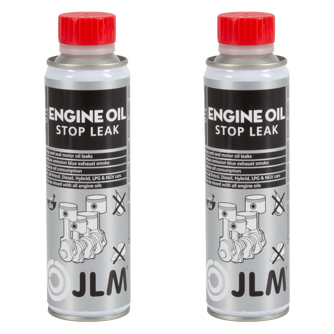 2x 250ml JLM Engine Oil Stop Leak Ölverluststop Dichtmittel Motordicht Leckstop Öladditiv