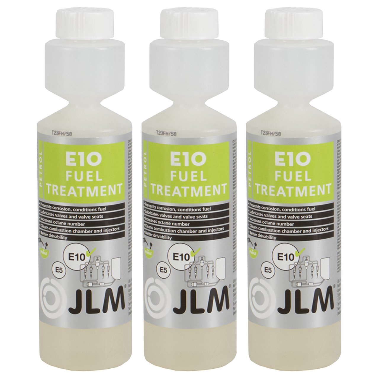 3x 250ml JLM J03175 E10 Fuel Treatment Benzinzusatz Benzin Additiv Kraftstoffadditiv