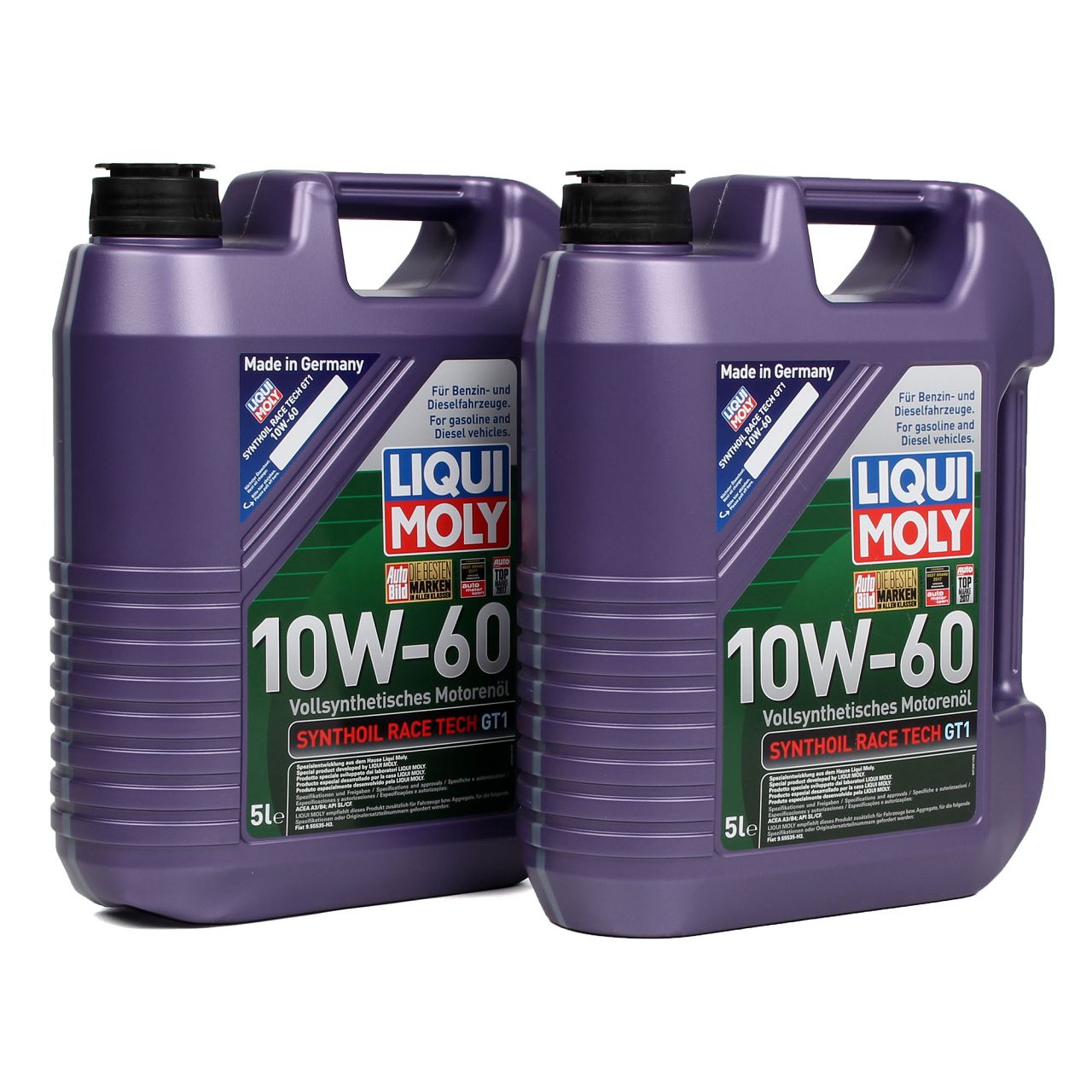 10L 10 Liter LIQUI MOLY 1391 Motoröl Öl SYNTHOIL RACE TECH GT1 10W60 10W-60