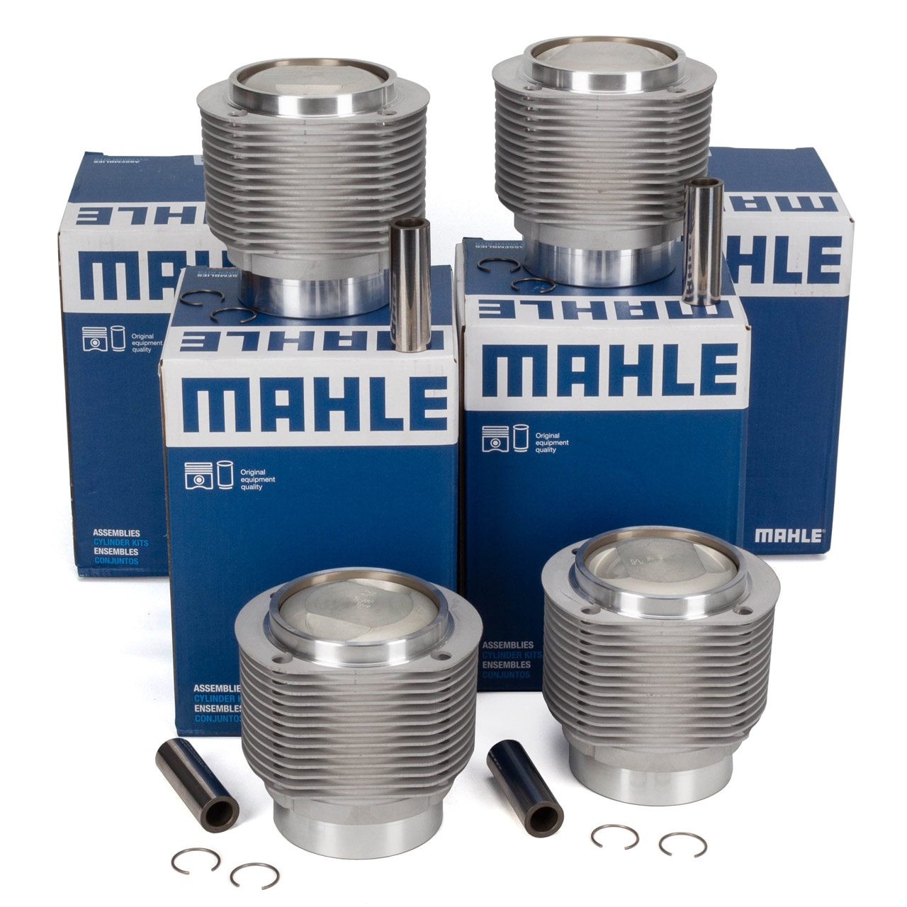 4x MAHLE 5040190 Kolben Reparatursatz PORSCHE 356 C 1600 SC 912 1.6 61610390490