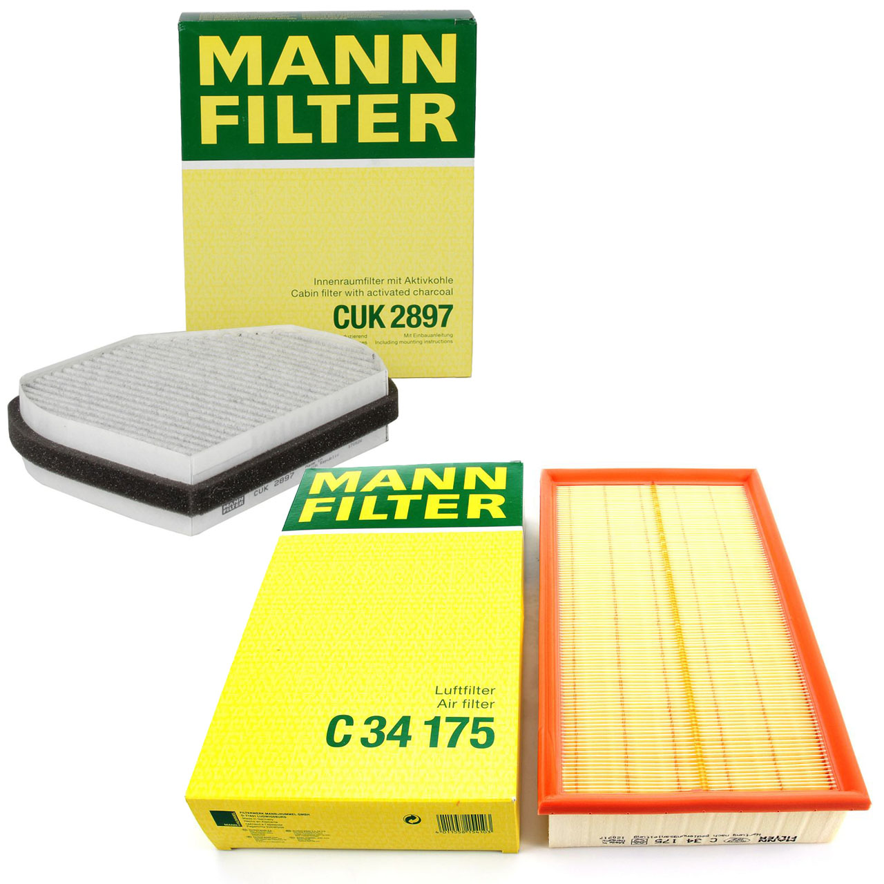 MANN Filter-Set MERCEDES E-Klasse W210 S210 E200-430 E200-300D