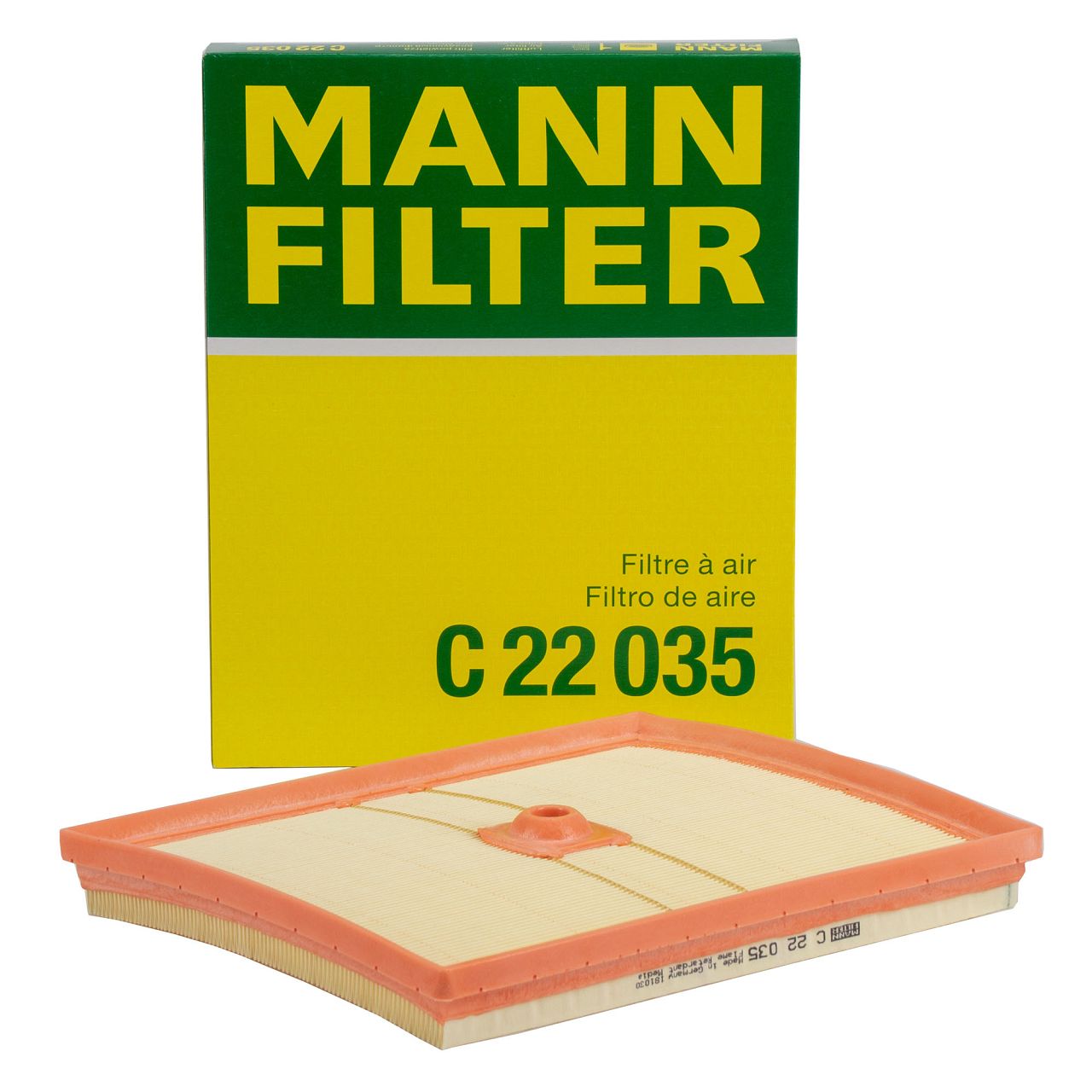 MANN C22035/1 Luftfilter AUDI A1 8X A3 8V Q2 SEAT SKODA VW Golf 7 Polo Up 1.0 TSI