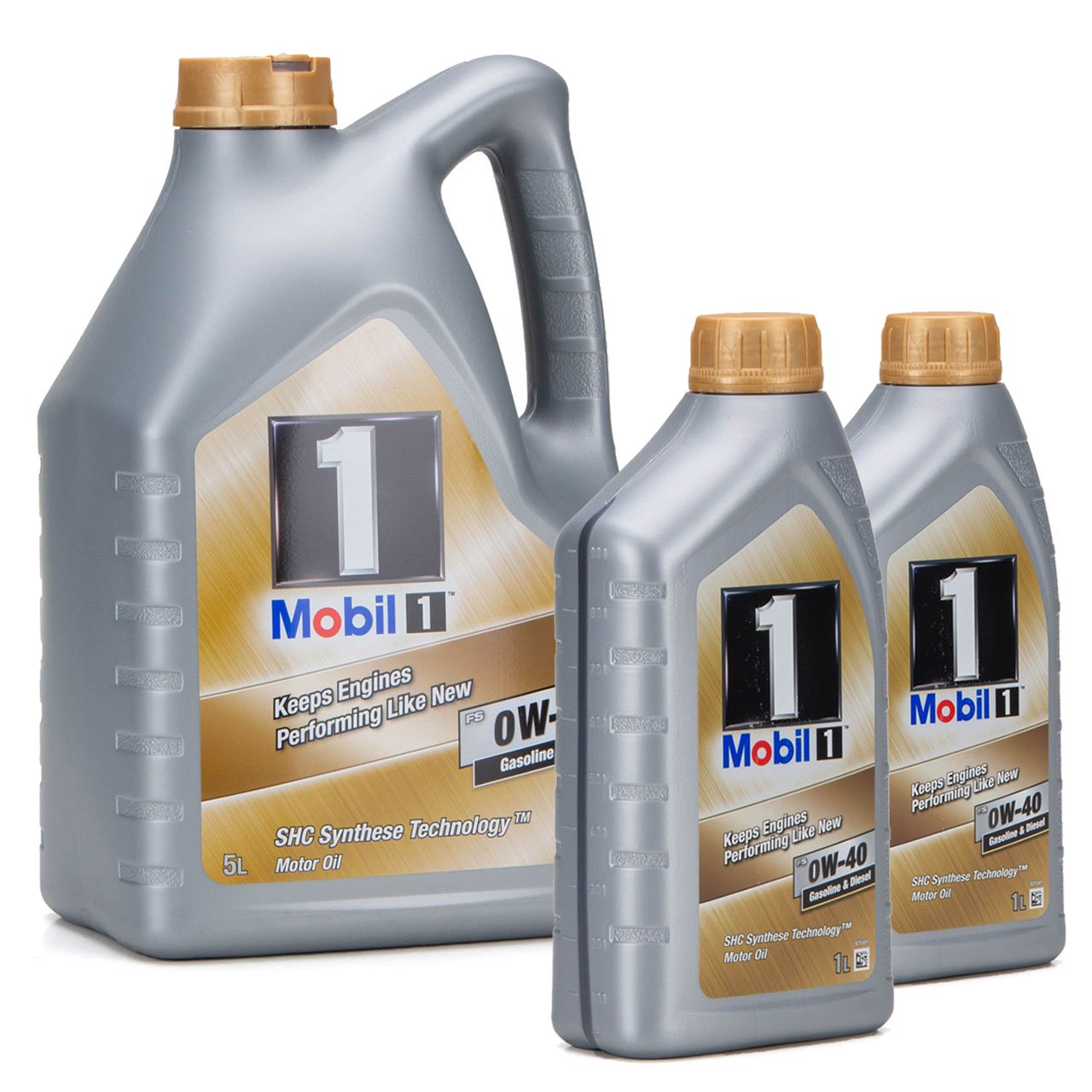 7L 7 Liter Mobil 1 FS Motoröl Öl 0W-40 0W40 MB PORSCHE A40 VW 502.00 505.00