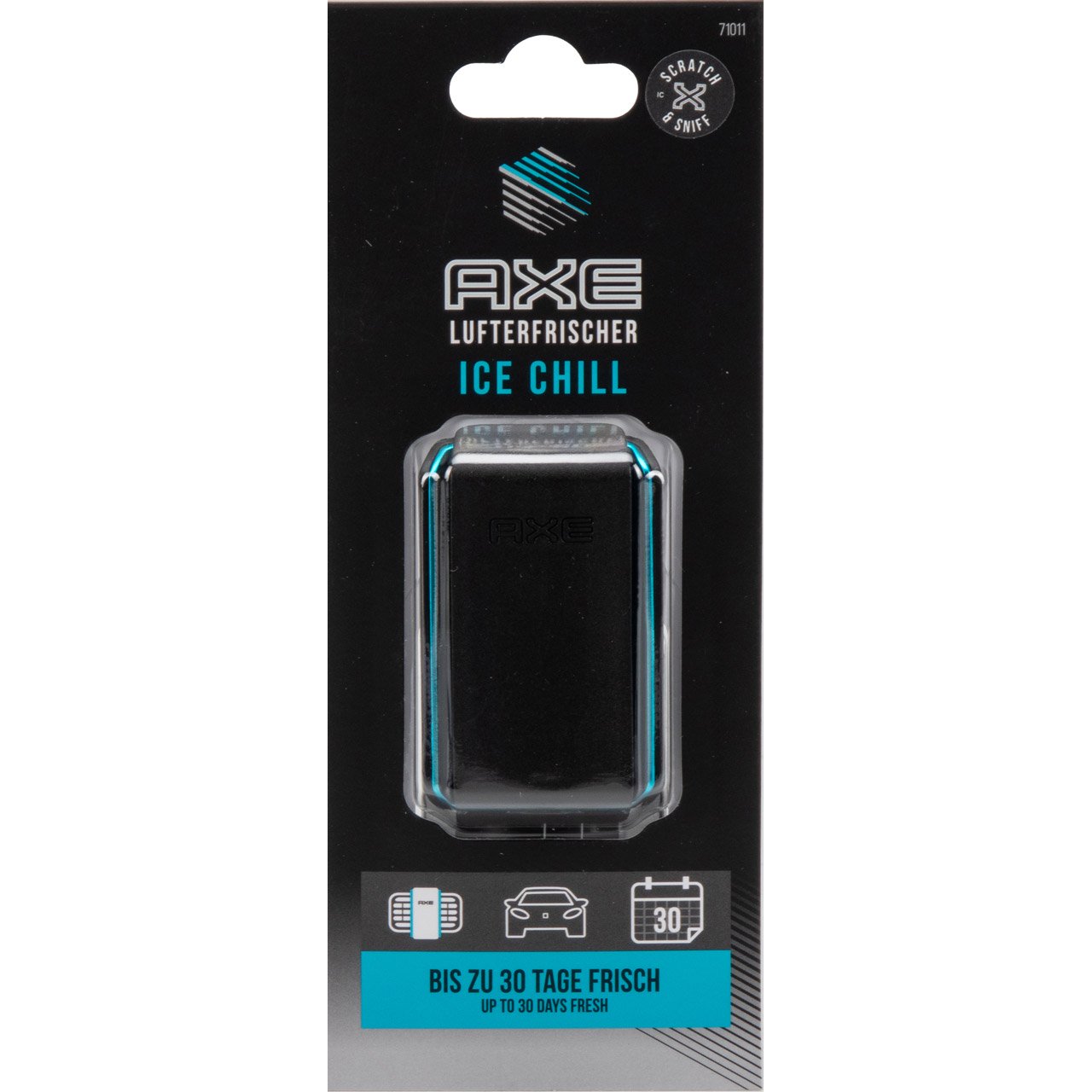 AXE Vent Lufterfrischer Autoduft Innenraumduft Duftspender ICE CHILL 20g