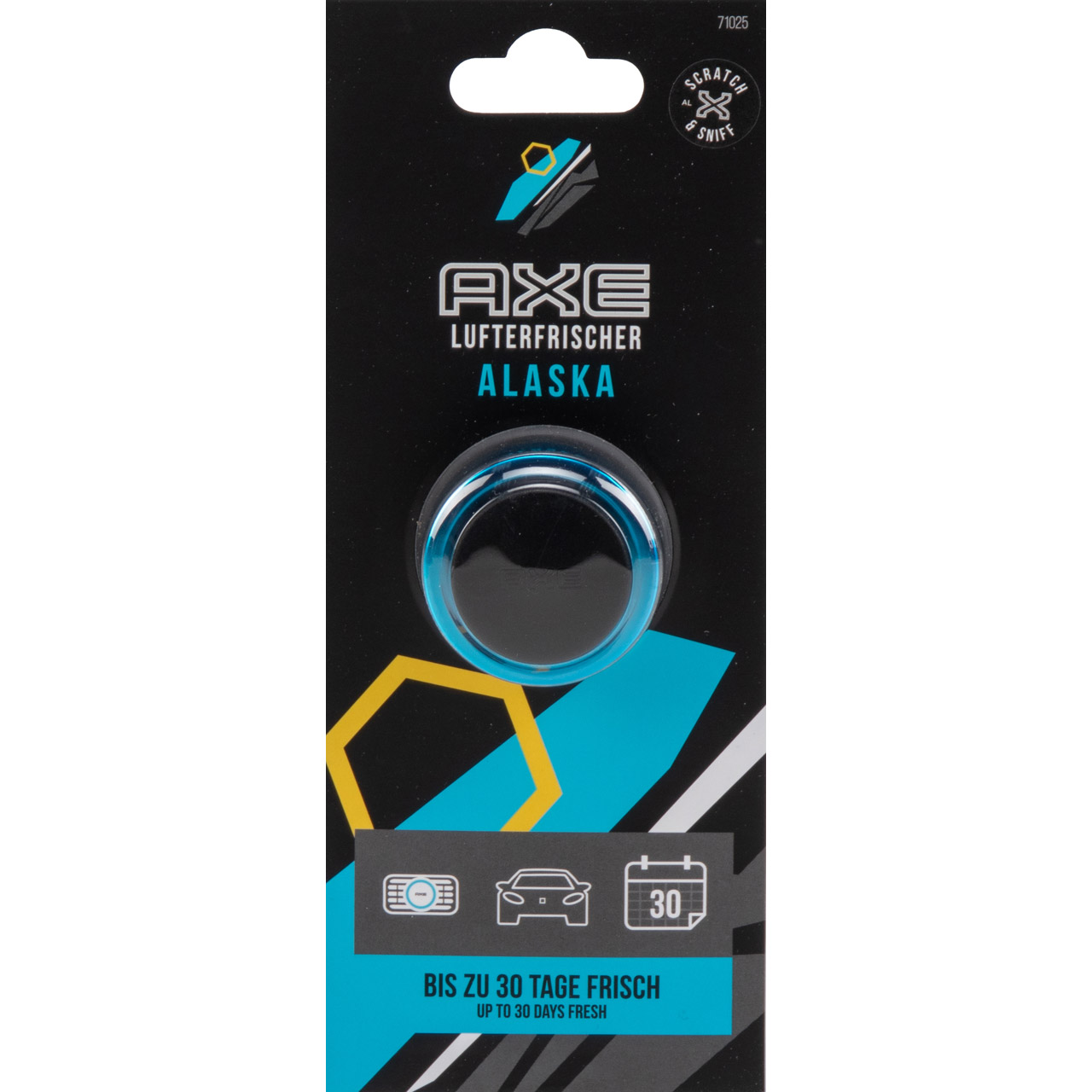 AXE Mini Vent Lufterfrischer Autoduft Innenraumduft Duftspender ALASKA 20g