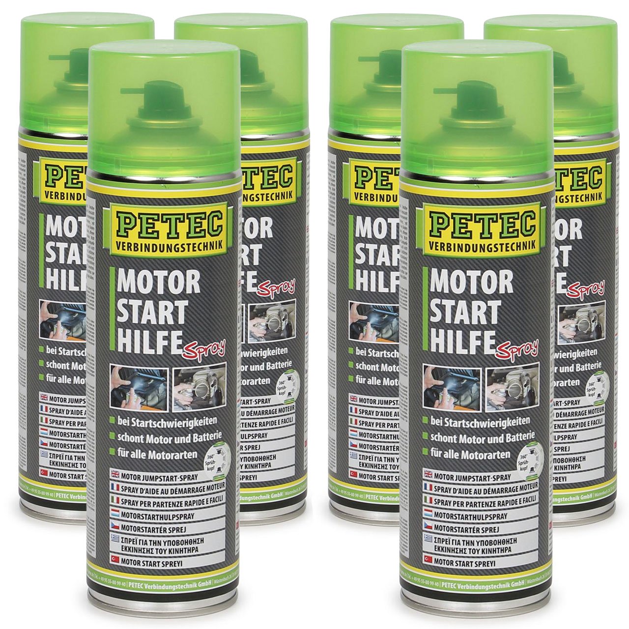 PETEC Motorstarthilfe Startpilot Spray 500 ml
