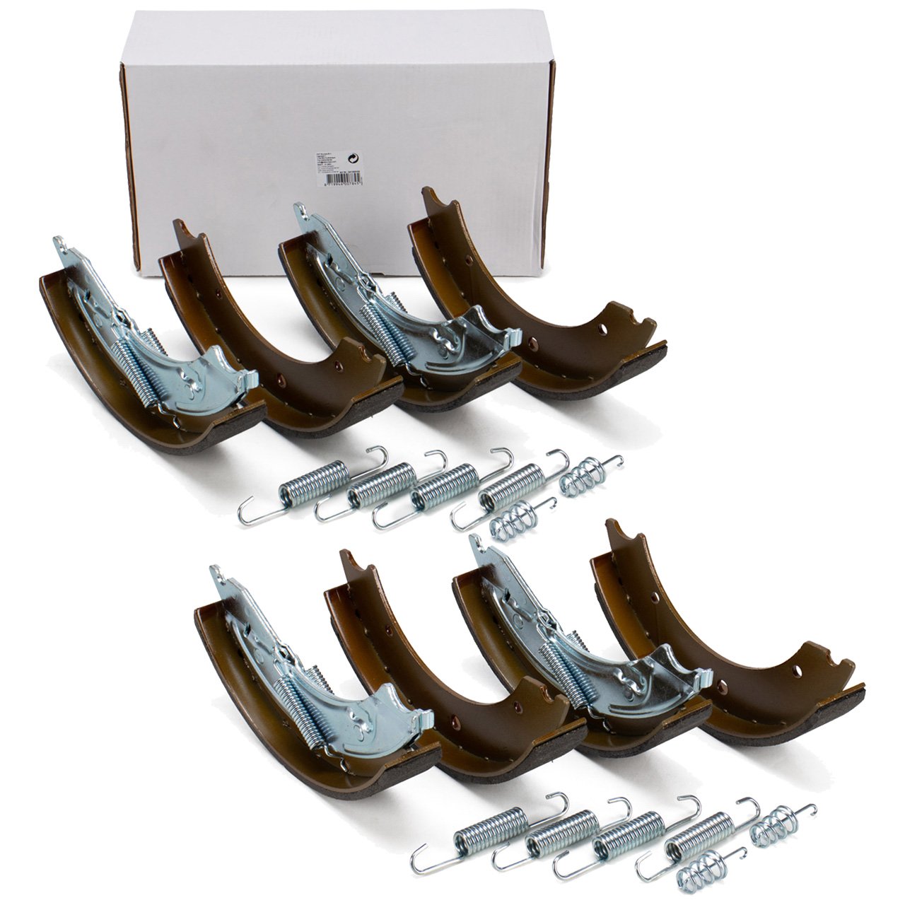 2x Bremsbacken + Zubehör Satz für KNOTT 25-2025/1 Parkbremse 250x40mm