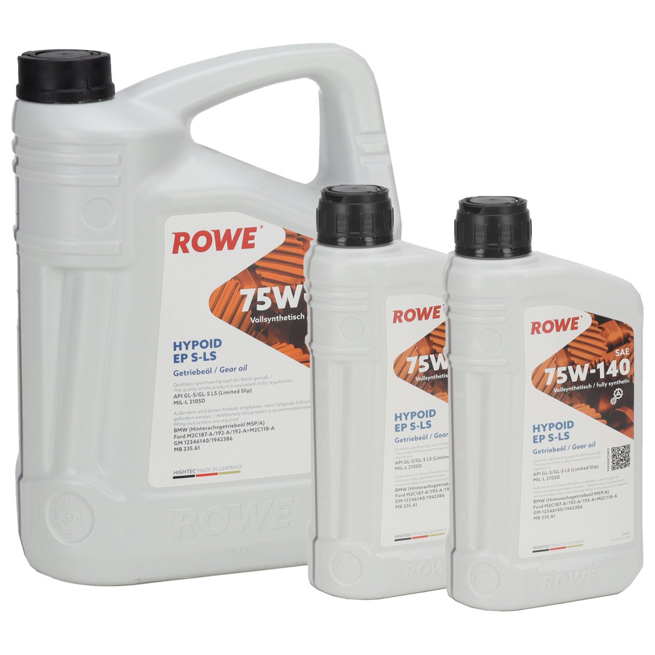 7L 7 Liter ROWE HYPOID EP S-LS SAE 75W-140 Limited Slip Schaltgetriebeöl API GL-5 / LS