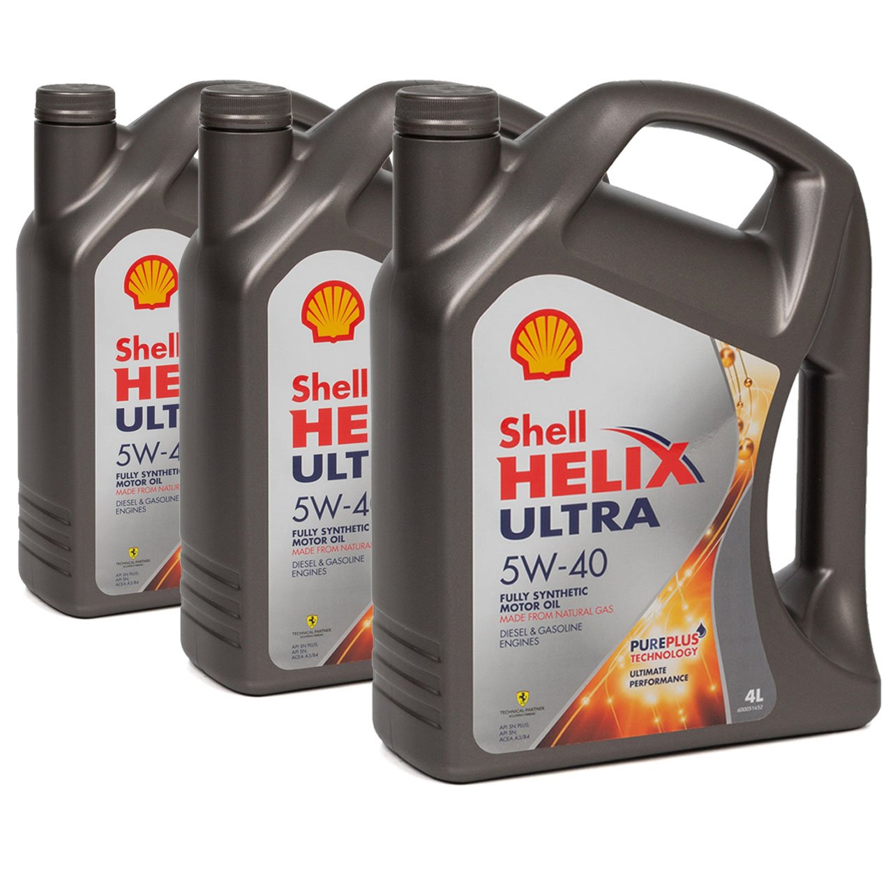 12L 12 Liter SHELL HELIX ULTRA 5W-40 5W40 Motoröl Öl MB 226/229.5 VW 502/505.00