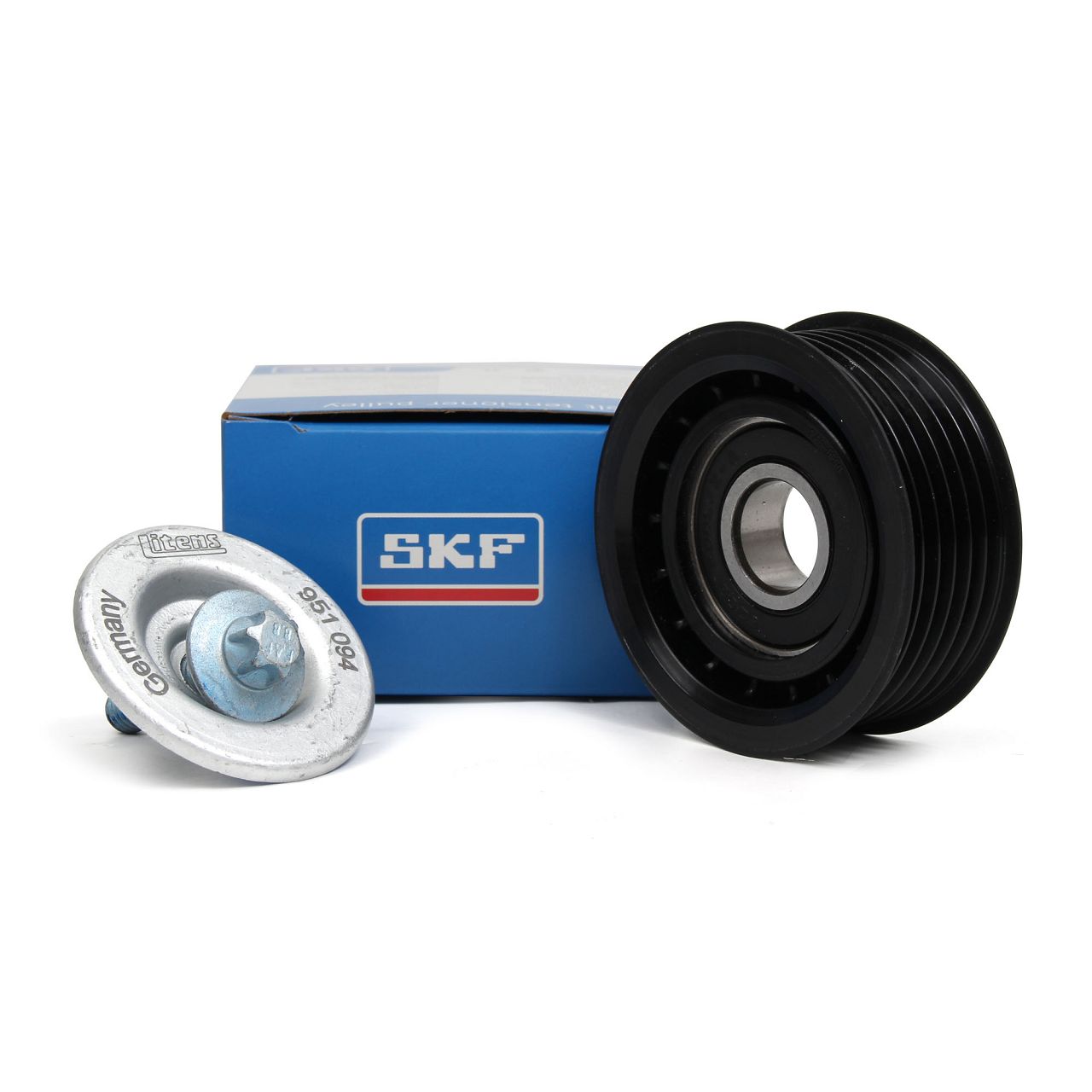 SKF Umlenkrolle Keilrippenriemen VKM38527 für MERCEDES W204 C63 AMG W212 E63 AMG