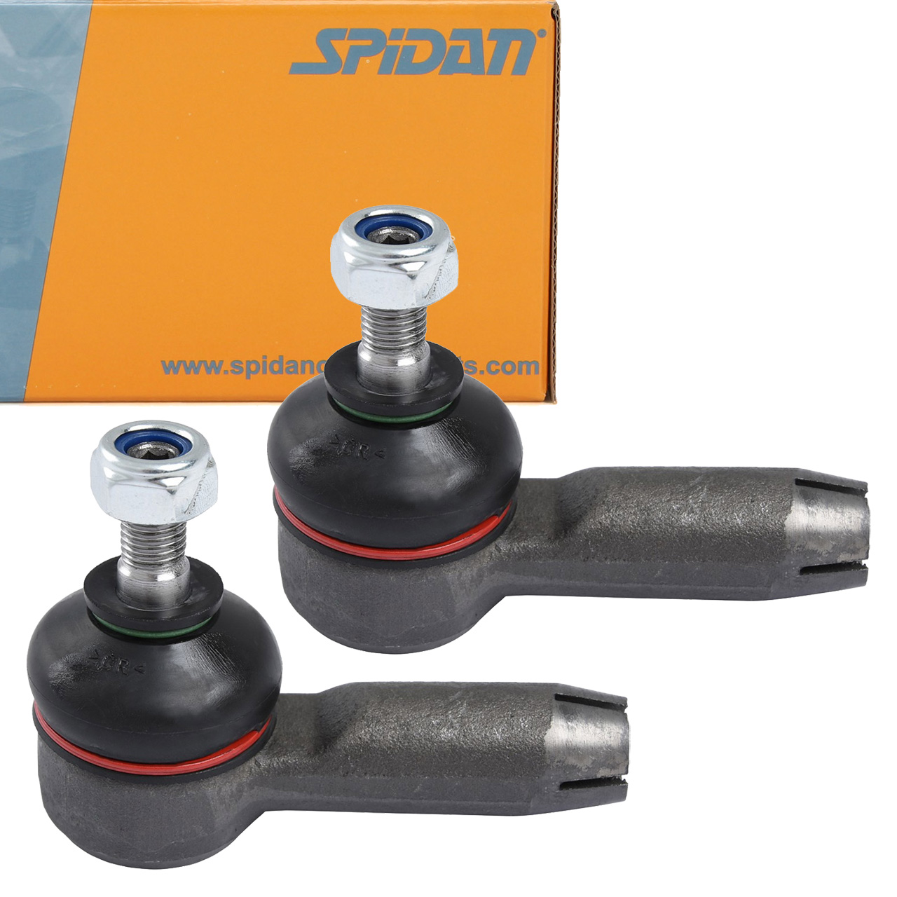 2x SPIDAN Spurstangenkopf VW Passat B2 32B AUDI 80 B1 B2 B3 B4 90 B2 B3 vorne 811419812A