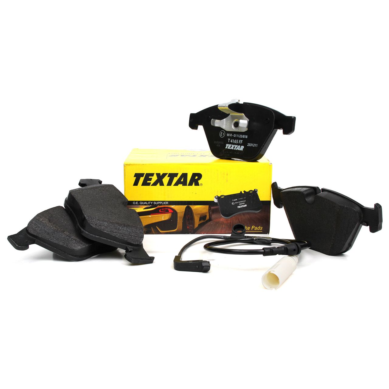 TEXTAR 2331211 Bremsbeläge + Wako BMW 5er E60 E61 6er E63 E64 630i 645Ci vorne