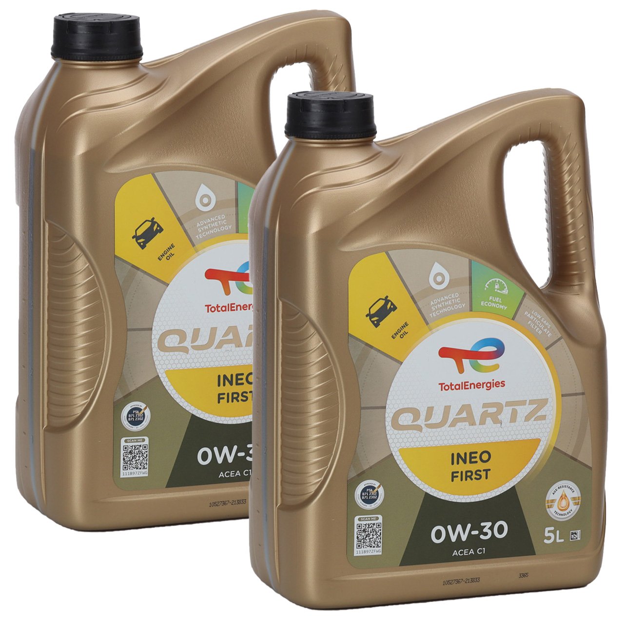 10L 10 Liter TOTAL QUARTZ INEO FIRST 0W-30 Motoröl Öl ACEA C1 PSA B71 2312/2302