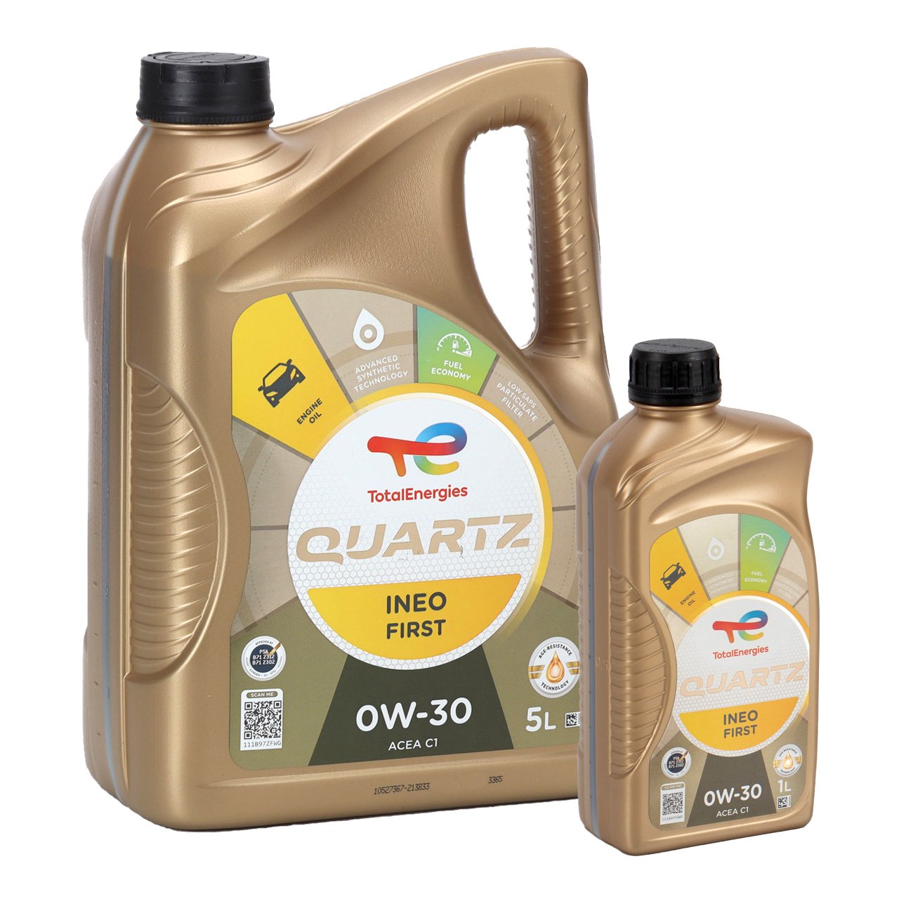 6L 6 Liter TOTAL QUARTZ INEO FIRST 0W-30 Motoröl Öl ACEA C1 PSA B71 2312/2302